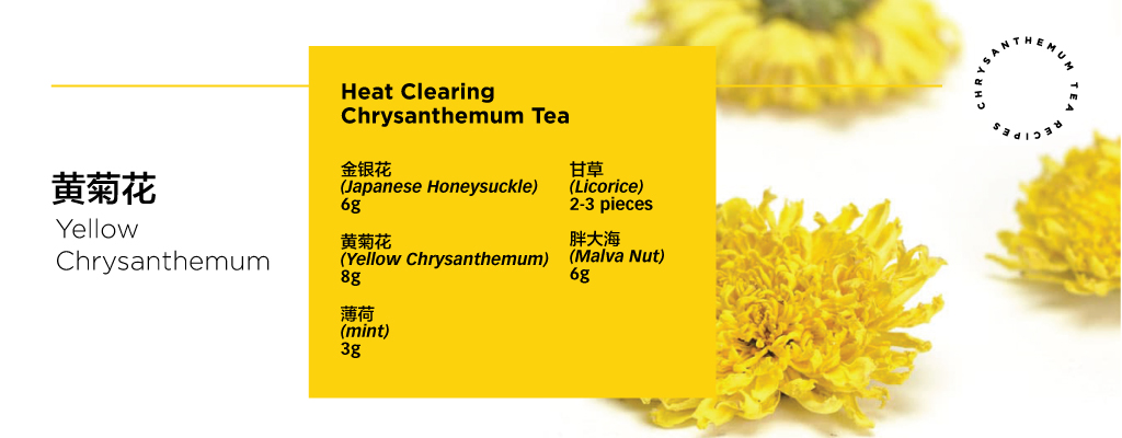 PULSE TCM Tea_Series Yellow Chrysanthemum Tea, 黄菊花, Huang Ju Hua