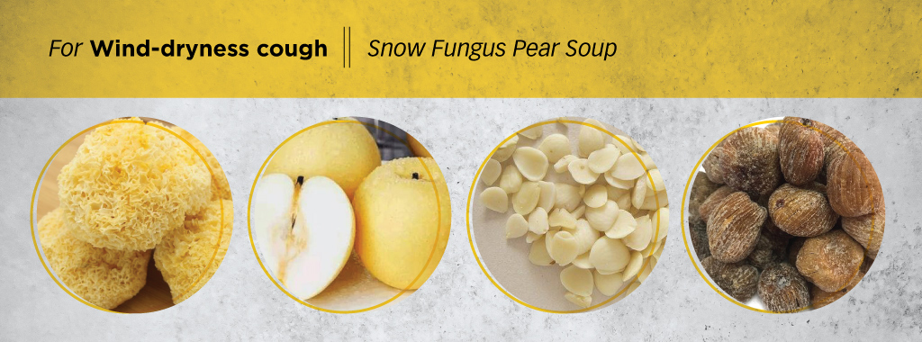 Snow Fungus and Pear Soup (For Wind-Dryness)