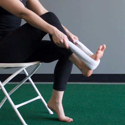 DIY TCM Tips for Heel Pain Relief Plantar Fascia Towel Stretch