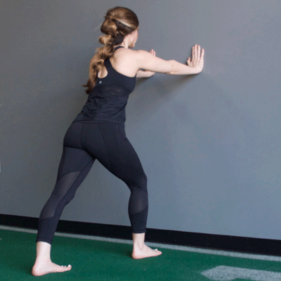 DIY TCM Tips for Heel Pain Relief Wall Calf Stretch