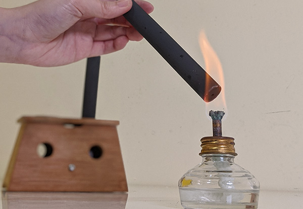 Lighting up a Moxibustion