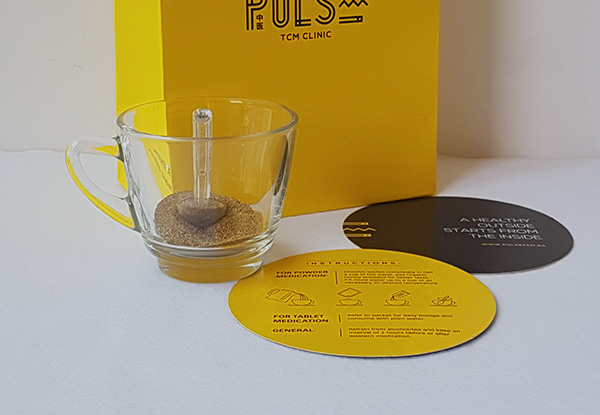 Chinese herbal medication in powder form